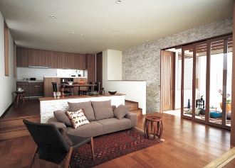 大空間リビング