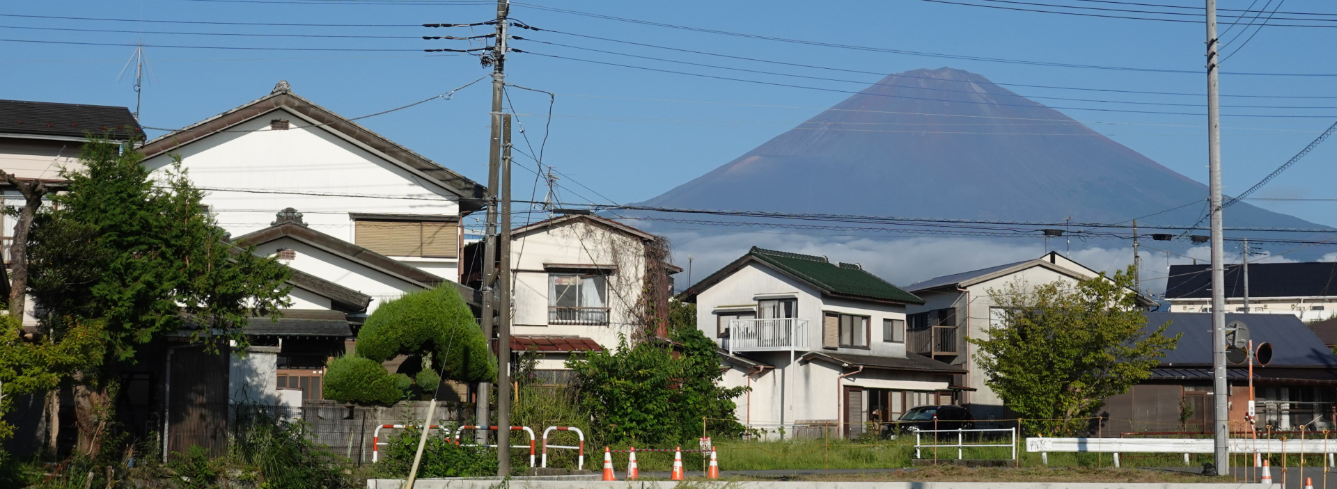 富士山を望む御殿場市萩原