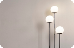 帰宅時間にあわせて照明点灯