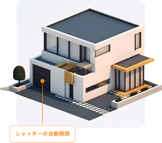 シャッターの自動開閉